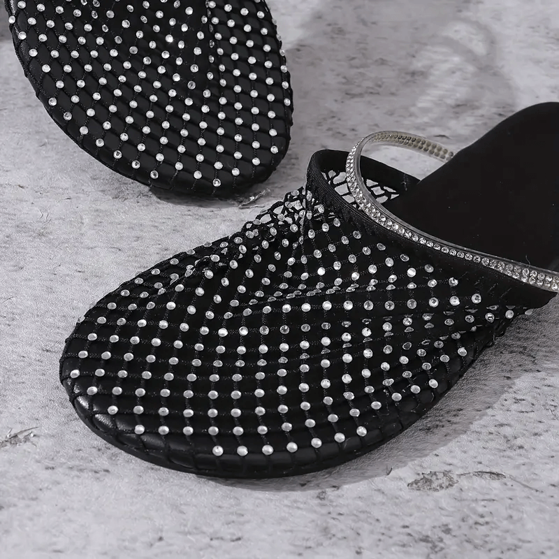 Rhinestone Embellished Sandals