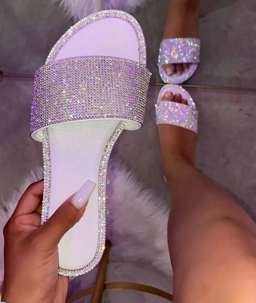 Diamond Embedded Flats