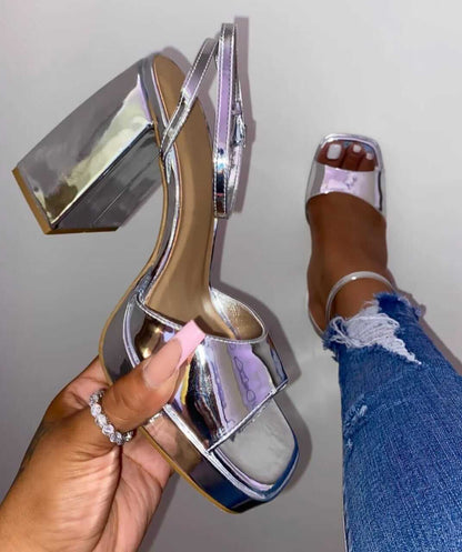 Platform Heeled Sandals
